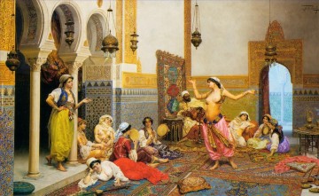 Bailarina árabe desnuda Pinturas al óleo
